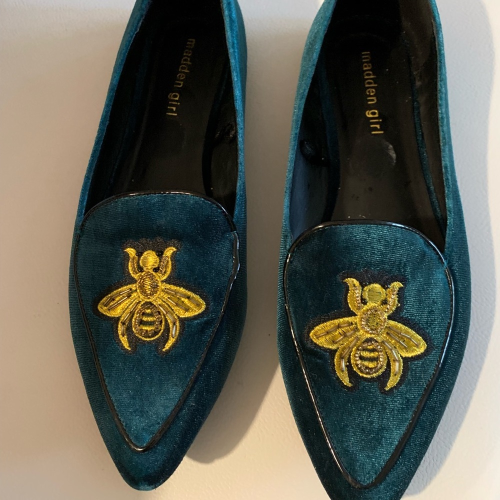 Women suede slip-ons by Madden Girl